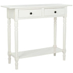 Console de 2 tiroirs Arvilla Grey - 37,8 x 13 x 31,9 - 38Lx13Px32H