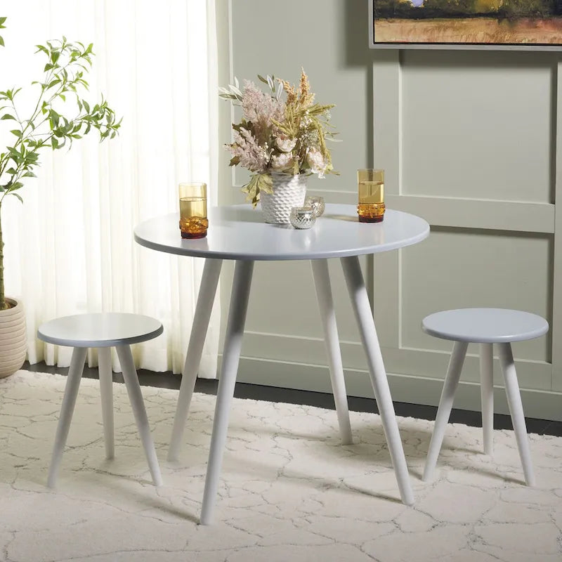 SAFAVIEH Gaynell 3-Piece Round Dining Set - 31 W x 31 L x 29 H