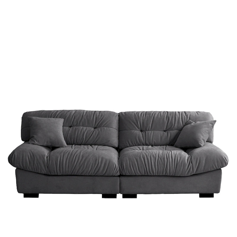 Canapé Sectionnel Nuage Douillet 89, Canapés Modernes Minimalistes Avec Deux Coussins