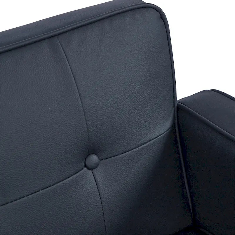 Canapé-lit convertible inclinable en tissu moderne réversible pliant lit de jour pour invités avec 2 oreillers