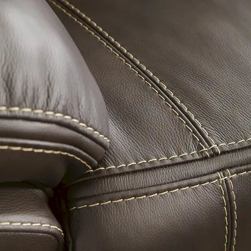 Canapé d'angle inclinable électrique 3 places Dunleith